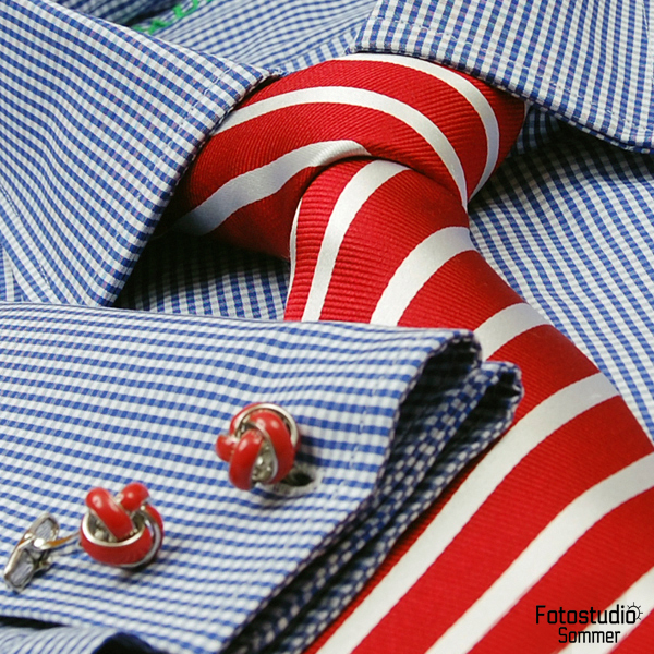 Hemd mit Krawatte Produktfotografie Sommer